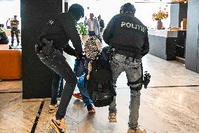 Protesters Occupy Maersk HQ - Rotterdam