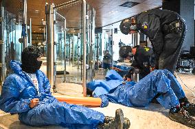 Protesters Occupy Maersk HQ - Rotterdam