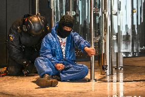 Protesters Occupy Maersk HQ - Rotterdam