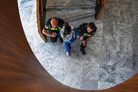 Protesters Occupy Maersk HQ - Rotterdam