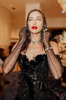 Cannes Irina Shayk is going out Hotel Martinez MP