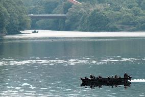 Search operation after Japan defense force jet's crash