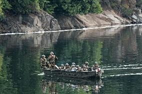 Search operation after Japan defense force jet's crash