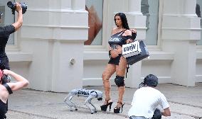 Sevdaliza During A Photoshoot - NYC