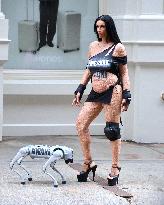 Sevdaliza During A Photoshoot - NYC