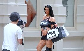 Sevdaliza During A Photoshoot - NYC