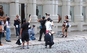Sevdaliza During A Photoshoot - NYC