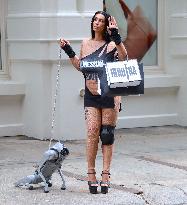 Sevdaliza During A Photoshoot - NYC