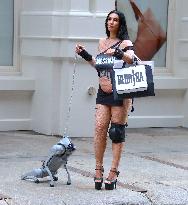 Sevdaliza During A Photoshoot - NYC