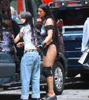 Sevdaliza During A Photoshoot - NYC