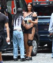 Sevdaliza During A Photoshoot - NYC
