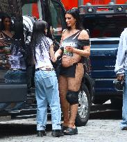 Sevdaliza During A Photoshoot - NYC