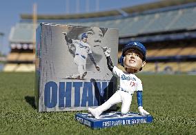 Baseball: Bobblehead of Shohei Ohtani