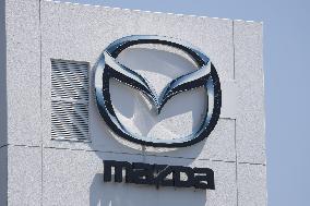 Mazda signage and logo