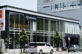 Mazda exterior, logo and signage