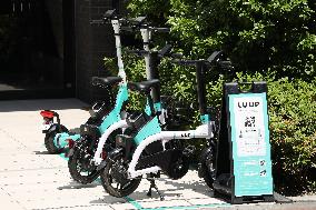 Electric bicycles sharing service LUUP