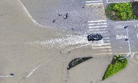 Rainstorm Red Alert in Liuzhou