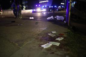 Car Strikes Crowd Before Barcelona Derby 13 Injured - Barcelona