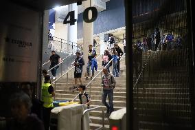 Car Strikes Crowd Before Barcelona Derby 13 Injured - Barcelona