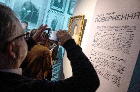 Painting stolen during WWII returns to National Art Museum in Kyiv
