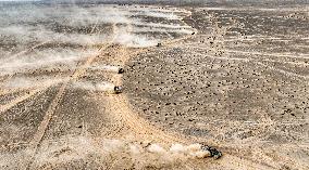 Live-fire Shooting Training in Jiuquan