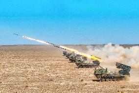 Live-fire Shooting Training in Jiuquan