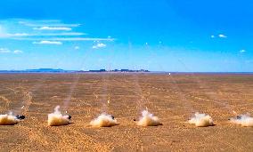 Live-fire Shooting Training in Jiuquan