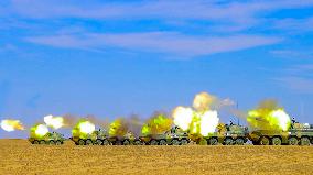 Live-fire Shooting Training in Jiuquan