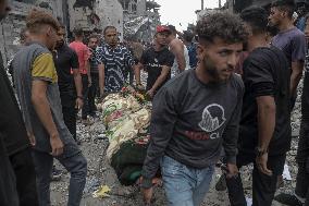 Israel Targets Al-Touba Mosque - Gaza