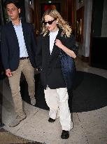 Cannes - Alba Rorhwacher Leaves the Majestic Hotel