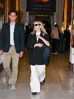 Cannes - Alba Rorhwacher Leaves the Majestic Hotel