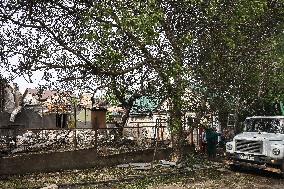 Consequences of Russian drone attack in Odesa region