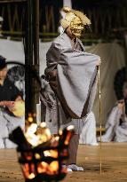 Traditional outdoor Noh play in Nara