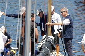 King Juan Carlos Reappears After Missing Meeting - Sanxenxo