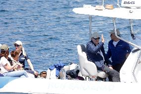 King Juan Carlos Reappears After Missing Meeting - Sanxenxo