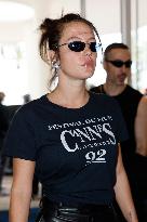 Cannes Adèle Exarchopoulos is going to Hotel Martinez MP