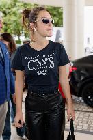 Cannes Adèle Exarchopoulos is going to Hotel Martinez MP