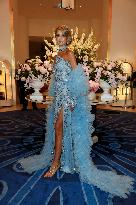 Cannes Lady Victoria Hervey is going to Hotel Martinez MP
