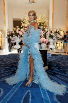 Cannes Lady Victoria Hervey is going to Hotel Martinez MP