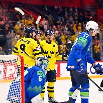ICE HOCKEY WC SWEDEN-SLOVENIA