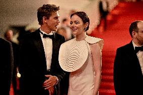 Cannes Eddington Screening Exits JR