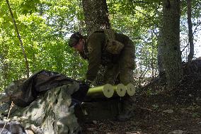 Ukrainian Servicemen Fire KS-19 Near Kharkiv