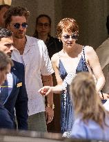 Cannes Cast of movie - Eddington - leaves hotel at the 78th annual Cannes Film Festival MP