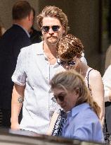 Cannes Cast of movie - Eddington - leaves hotel at the 78th annual Cannes Film Festival MP