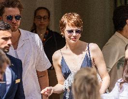 Cannes Cast of movie - Eddington - leaves hotel at the 78th annual Cannes Film Festival MP