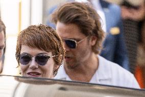 Cannes Cast of movie - Eddington - leaves hotel at the 78th annual Cannes Film Festival MP
