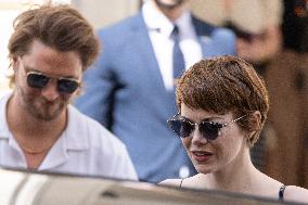 Cannes Cast of movie - Eddington - leaves hotel at the 78th annual Cannes Film Festival MP