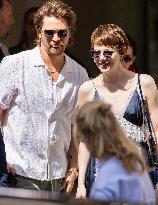 Cannes Cast of movie - Eddington - leaves hotel at the 78th annual Cannes Film Festival MP