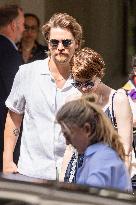 Cannes Cast of movie - Eddington - leaves hotel at the 78th annual Cannes Film Festival MP