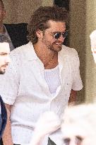Cannes Cast of movie - Eddington - leaves hotel at the 78th annual Cannes Film Festival MP